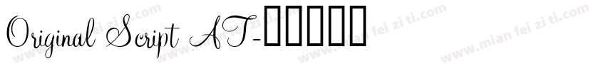 Original Script AT字体转换